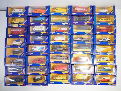 Lot 285 - A group of CORGI mixed diecast cars in later...