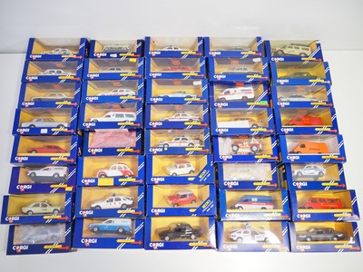 Lot 287 - A group of CORGI mixed diecast cars in later...