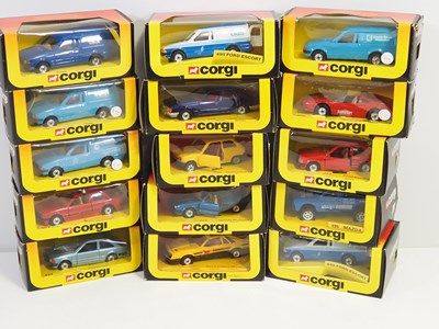 Lot 294 - A group of CORGI diecast cars in...