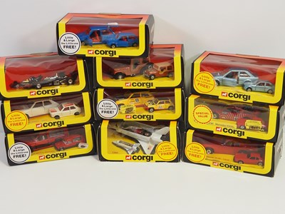 Lot 295 - A group of CORGI 'Little and Large' diecast...