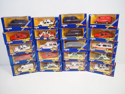 Lot 305 - A group of CORGI Emergency Service vehicles,...