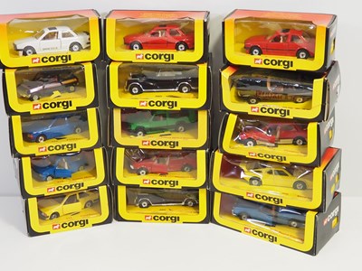 Lot 306 - A group of CORGI diecast cars in...