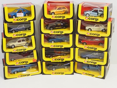 Lot 308 - A group of CORGI diecast cars in...