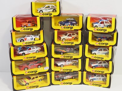 Lot 309 - A group of CORGI rally/racing cars in...