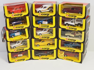 Lot 310 - A group of CORGI diecast cars in...