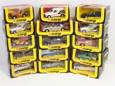 Lot 311 - A group of CORGI diecast cars in...