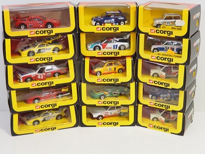 Lot 315 - A group of CORGI rally/racing cars in...