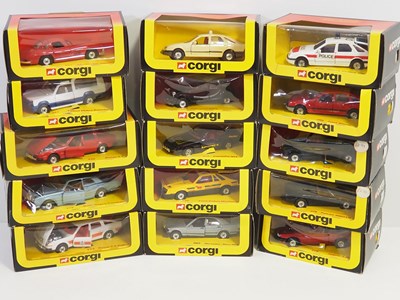 Lot 317 - A group of CORGI diecast cars in...