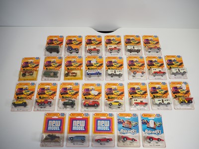 Lot 323 - A group of MATCHBOX 75 series Superfast carded...