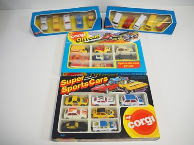 Lot 329 - A group of CORGI JUNIORS multi vehicle play...