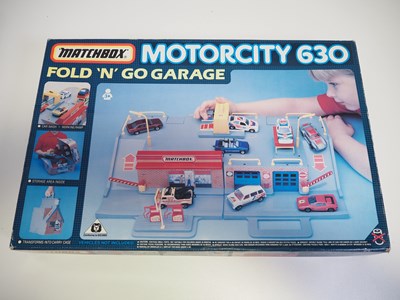 Lot 337 - A group of MATCHBOX Motorcity play sets...