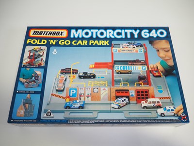 Lot 341 - A group of MATCHBOX Motorcity play sets...