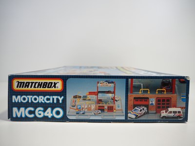Lot 341 - A group of MATCHBOX Motorcity play sets...