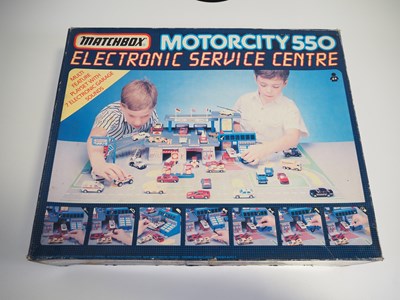 Lot 341 - A group of MATCHBOX Motorcity play sets...