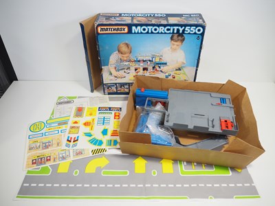 Lot 341 - A group of MATCHBOX Motorcity play sets...
