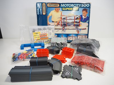 Lot 341 - A group of MATCHBOX Motorcity play sets...