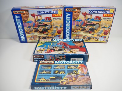 Lot 345 - A group of MATCHBOX Motorcity Construction...