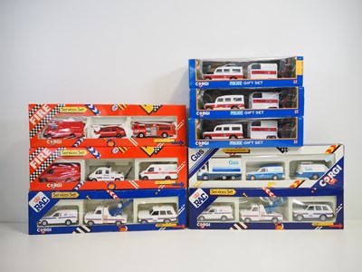 Lot 347 - A group of CORGI Emergency Services vehicles...