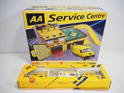 Lot 355 - A CORGI AA 'Service Centre' playset together...