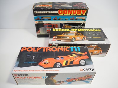 Lot 358 - A group of CORGI remote control playsets...