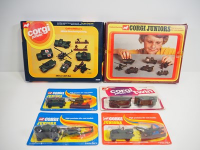 Lot 373 - A group of CORGI Juniors Military diecast...