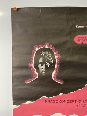 Lot 472 - A Czechoslovakian Erasure concert poster -...