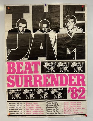 Lot 464 - THE JAM 1982 Concert poster for The Beat...