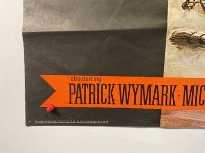 Lot 281 - WHERE EAGLES DARE (1968) UK Quad film poster,...