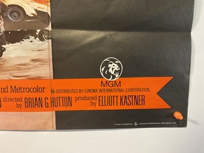 Lot 281 - WHERE EAGLES DARE (1968) UK Quad film poster,...