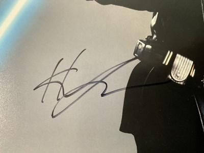 Lot 743 - A pair of STAR WARS autographs comprising...