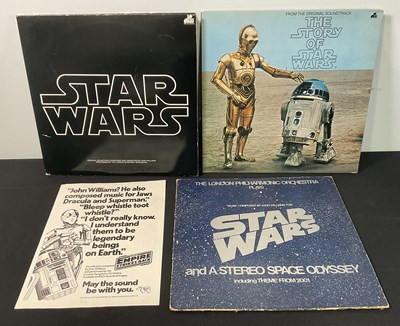 Lot 738 - The original STAR WARS SOUNDTRACK vinyl record...