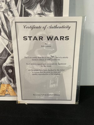Lot 786 - STAR WARS: RETURN OF THE JEDI art portfolio by...