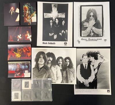Lot 465 - OZZY OSBOURNE / BLACK SABBATH - A group of...