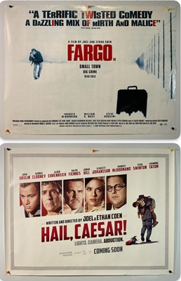 Lot 46 - A pair of UK Quad film posters for Coen...