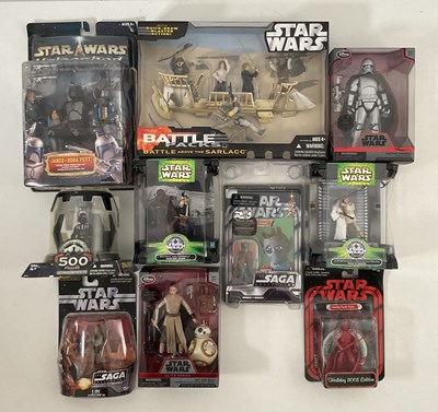 Lot 705 - STAR WARS: A group of modern Star Wars action...