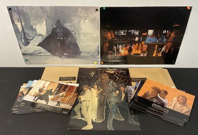 Lot 787 - A pair of oversize lobby cards from STAR WARS:...