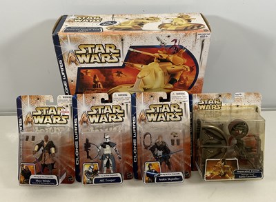 Lot 694 - A group of STAR WARS: Clone Wars vehicles and...
