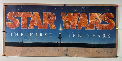 Lot 793 - STAR WARS 1987 10th anniversary poster by John...