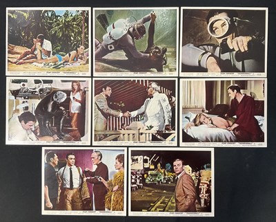 Lot 253 - THUNDERBALL (1965) A full set of 8 English 8”...