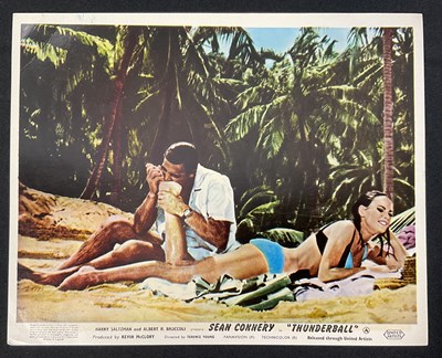 Lot 253 - THUNDERBALL (1965) A full set of 8 English 8”...