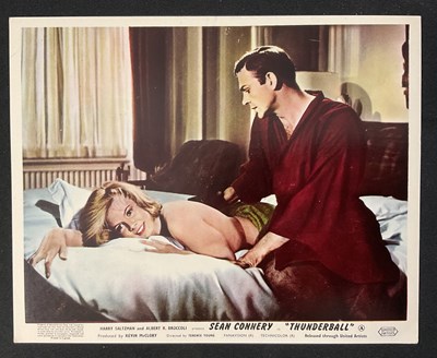 Lot 253 - THUNDERBALL (1965) A full set of 8 English 8”...