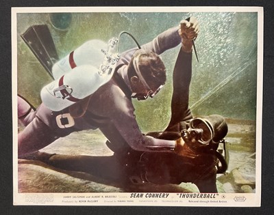 Lot 253 - THUNDERBALL (1965) A full set of 8 English 8”...