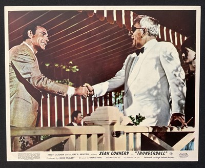 Lot 253 - THUNDERBALL (1965) A full set of 8 English 8”...