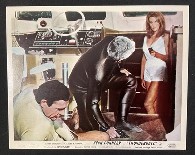 Lot 253 - THUNDERBALL (1965) A full set of 8 English 8”...