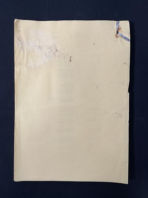 Lot 437 - FAWLTY TOWERS (1975) An original camera script...