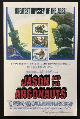 Lot 490 - A JASON AND THE ARGONAUTS print signed by...