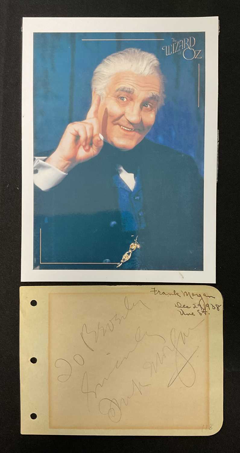 Lot 570 - FRANK MORGAN - The Wizard of Oz - An...