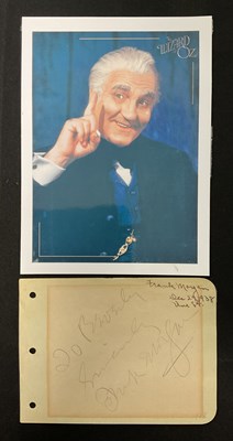 Lot 570 - FRANK MORGAN - The Wizard of Oz - An...