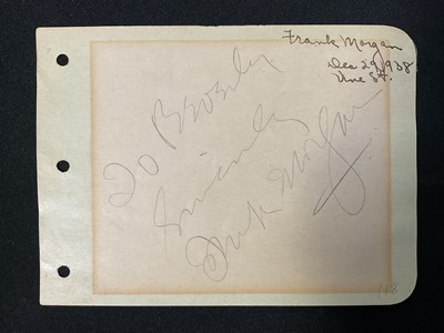Lot 570 - FRANK MORGAN - The Wizard of Oz - An...