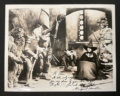 Lot 571 - MARGARET HAMILTON - An autographed 8" x 10"...